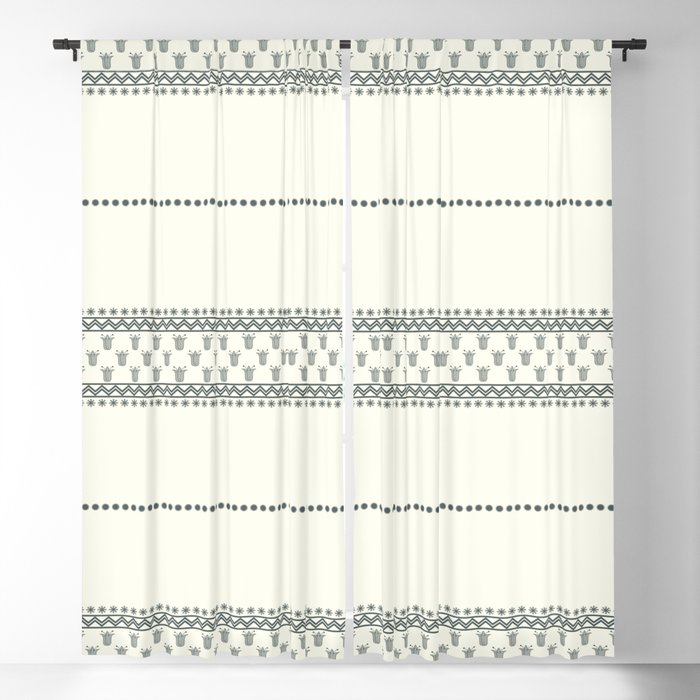 Ivory & Ink Bohemian Style Blackout Curtain