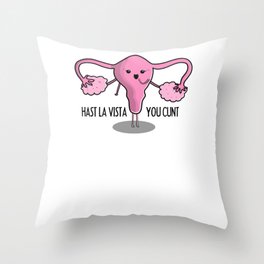 Uterus Removal Surgery Hysterectomy Womens Shirt  Throw Pillow