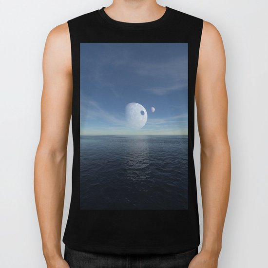 Alien morning Biker Tank