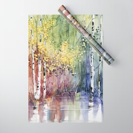 4 Season watercolor collection - summer Wrapping Paper