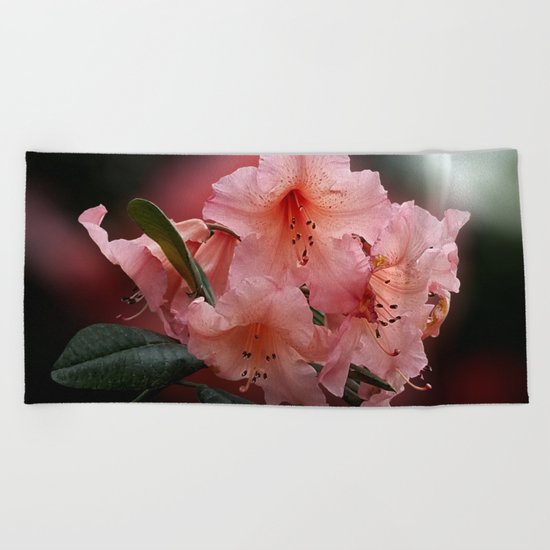 Tortoiseshell Wonder Rhododendron Beach Towel