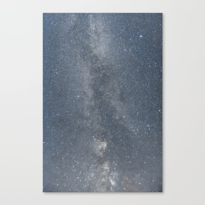 Summer Milky Way Blues | Nature and Landscape Photography Canvas Print