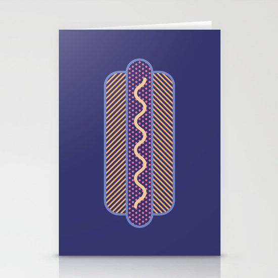 hotdog day afternoon Stationery Cards