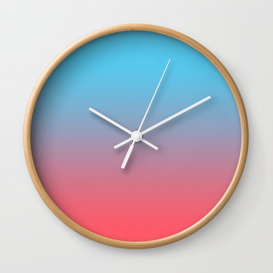Sunrise Ombre Wall Clock
