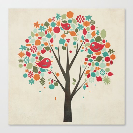 Home Birds Canvas Print