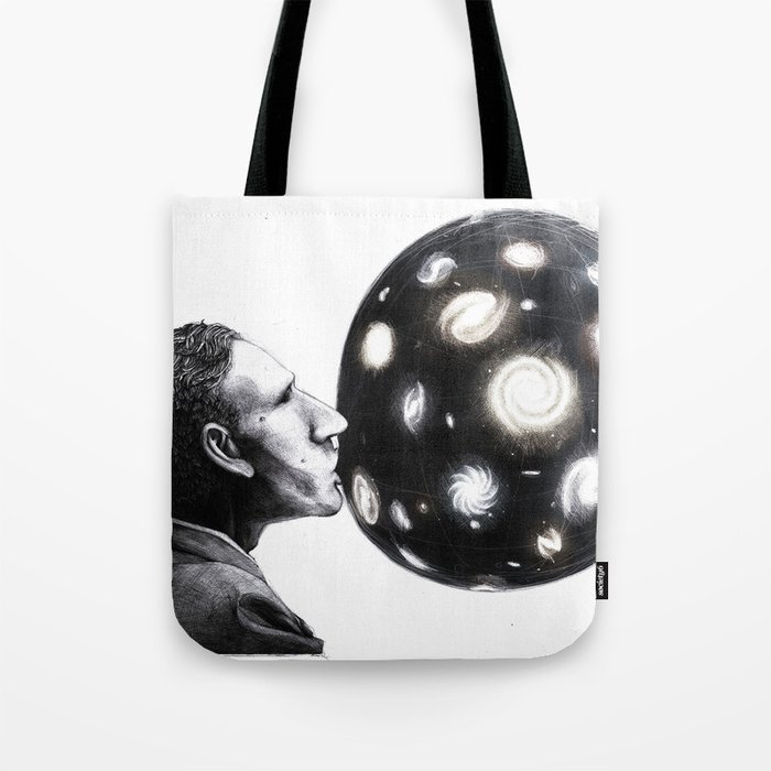 Hubble Bubble & The Expanding Universe Print Tote Bag