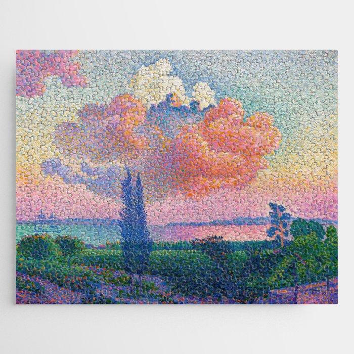 The Pink Cloud (1896)  by Henri-Edmond Cross.  Jigsaw Puzzle