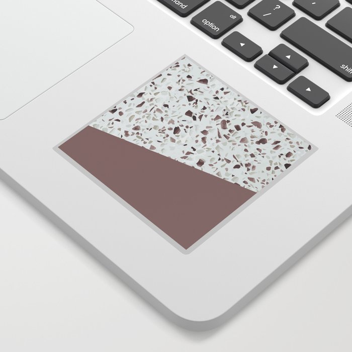 Terrazzo Texture Antique Pink 6 Sticker Terrazzo Texture Antique Pink 6 Sticker