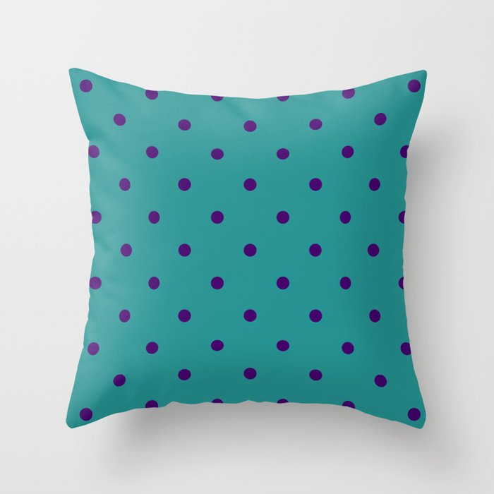 Purple and sales turquoise pillows