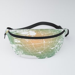 Street MAP Antalya // Colorful Fanny Pack