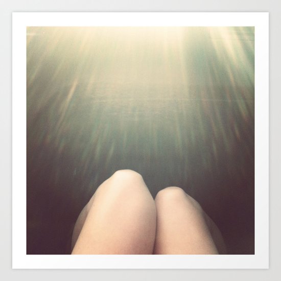 Knees Art Print