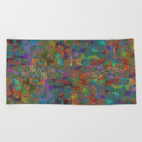 Geometrical Pattern 3 Beach Towel
