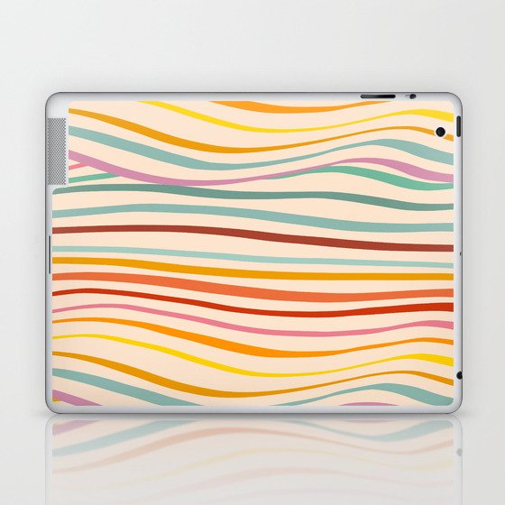 Sea of change - Rainbow Wave Pattern Laptop & iPad Skin
