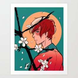 Todoroki Art Prints For Any Decor Style Society6