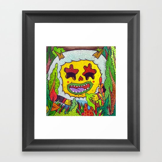 Wild Eyes Framed Art Print