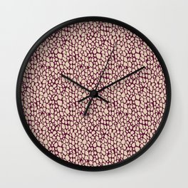 Terracotta pattern Wall Clock