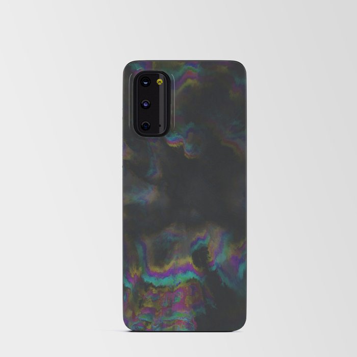 Digital glitch and distortion effect Android Card Case