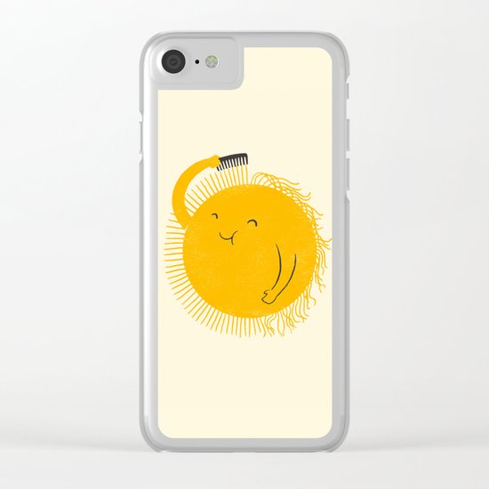 Here comes the sun Clear iPhone Case
