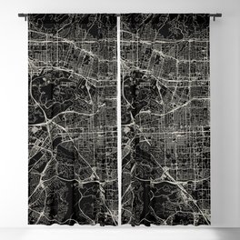 Pomona, USA. City Map Drawing Blackout Curtain