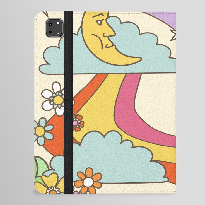 retro hippie boho print  iPad Folio Case
