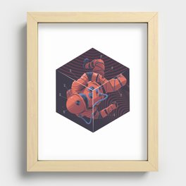 Cube Recessed Framed Print