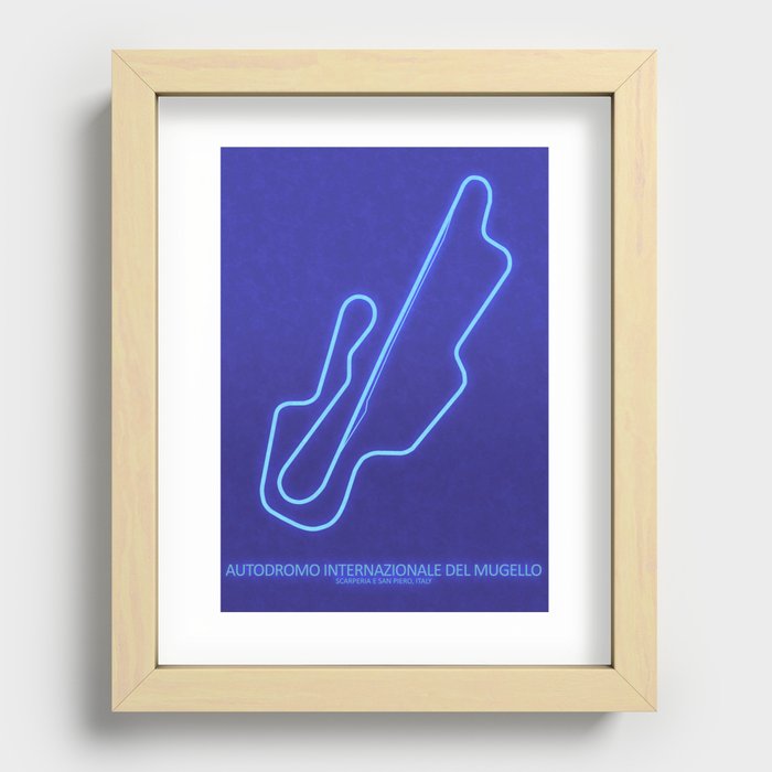 Autodromo Internazionale del Mugello Recessed Framed Print