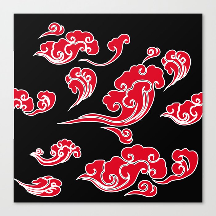 Cloud Swirls - Akatsukii Style Canvas Print