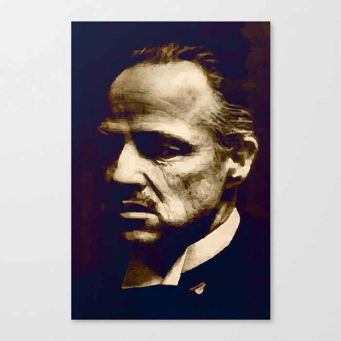 Godfather - I will make him an offer he can't refuse Canvas Print
