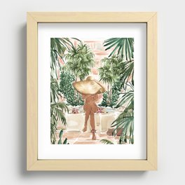 Vacation Mode Recessed Framed Print