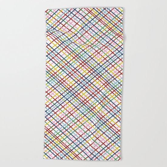Rainbow Weave 45 Beach Towel