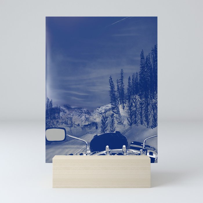 Rolling through the Mountains Mini Art Print
