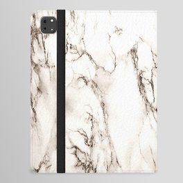 Brown Veined Marble iPad Folio Case