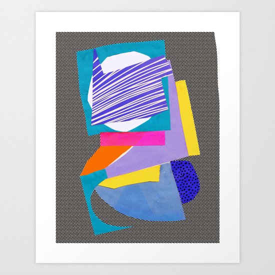 Magnetic content Art Print