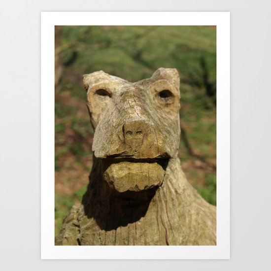 BEAR FACED CHEEK Art Print