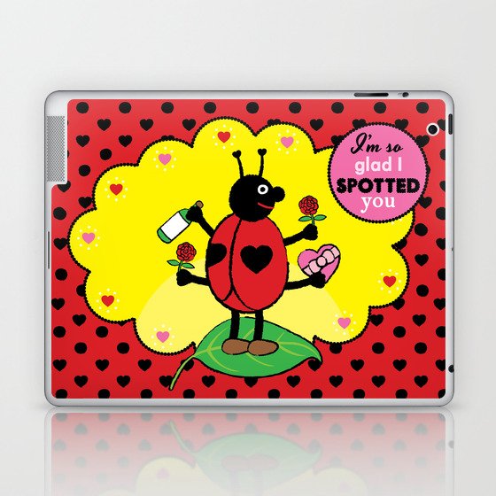 Lovebugs - I'm so glad I spotted you Laptop & iPad Skin