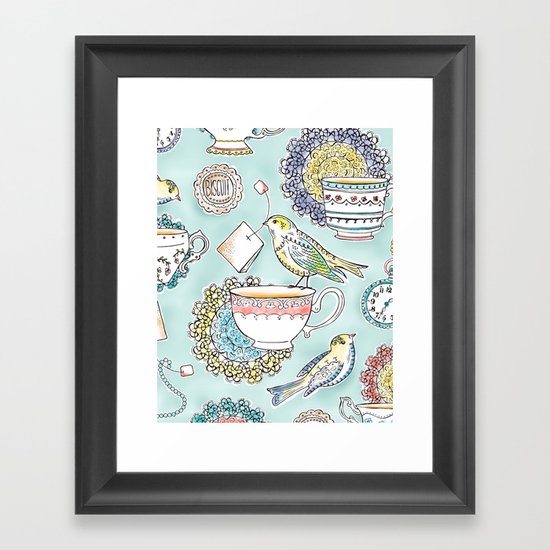 Tea Time Framed Art Print