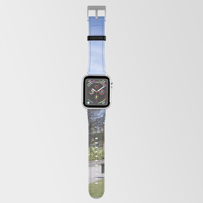 Argentina Photography - Side Walk Under The Blue Sky In Buenos Aires Apple Watch Band
