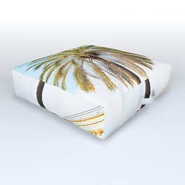 Bella Roma - Palm in Rome #1 #wall #art #society6 Outdoor Floor Cushion | Summer, Tropical, Italy, Tree, Palm, Digital, Pastel, Palm Tree, Color, Europe 