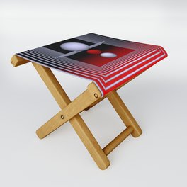 geometry and three colors -61- Folding Stool
