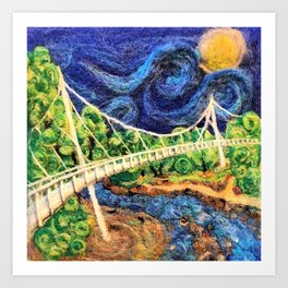 2016 Liberty Bridge Art Print