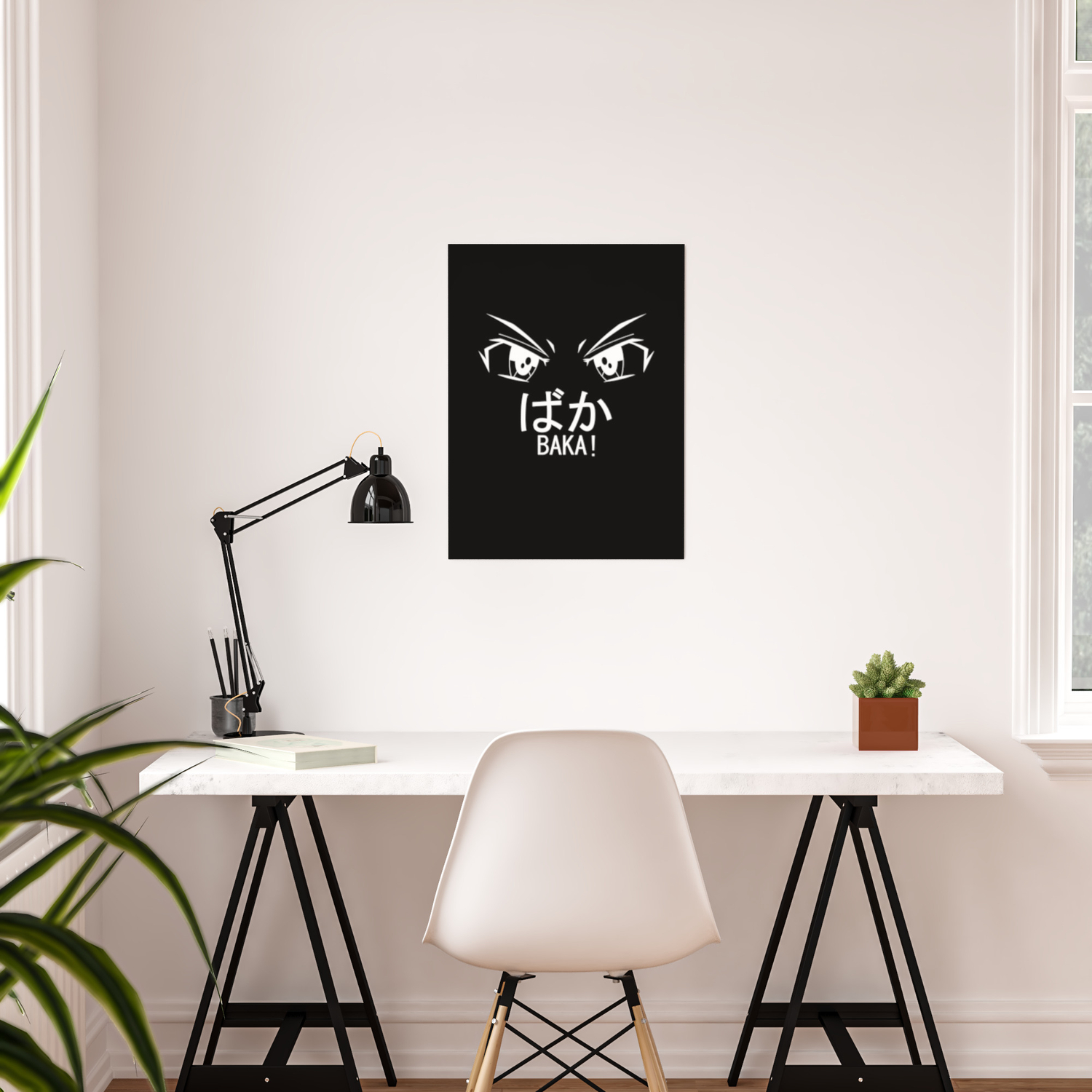 Anime Eyes Kawaii Otaku Pastel Goth Baka Aesthetic Gift Poster By Pubeast Society6
