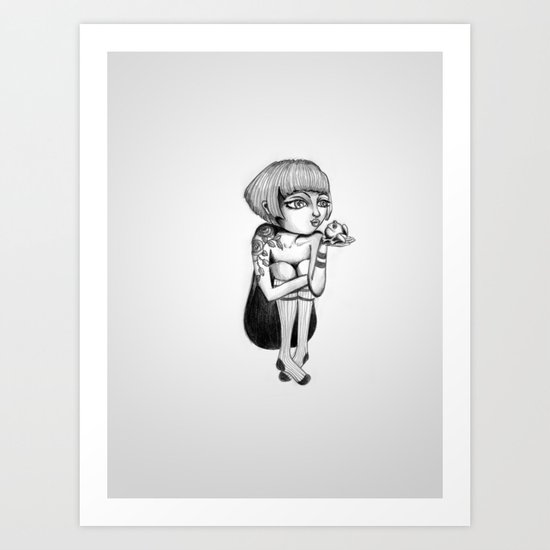 Princess & Frog Art Print