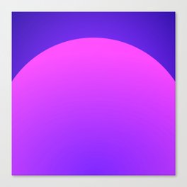 Sunset Purple Canvas Print