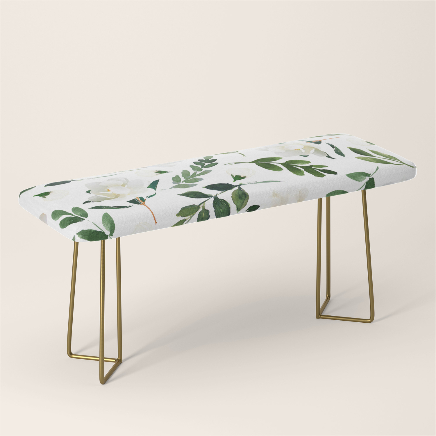 Magnolia Bench By Greenhouseprints Society6