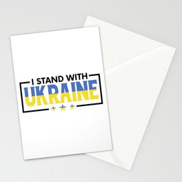 I Stand With Ukraine Stationery Card