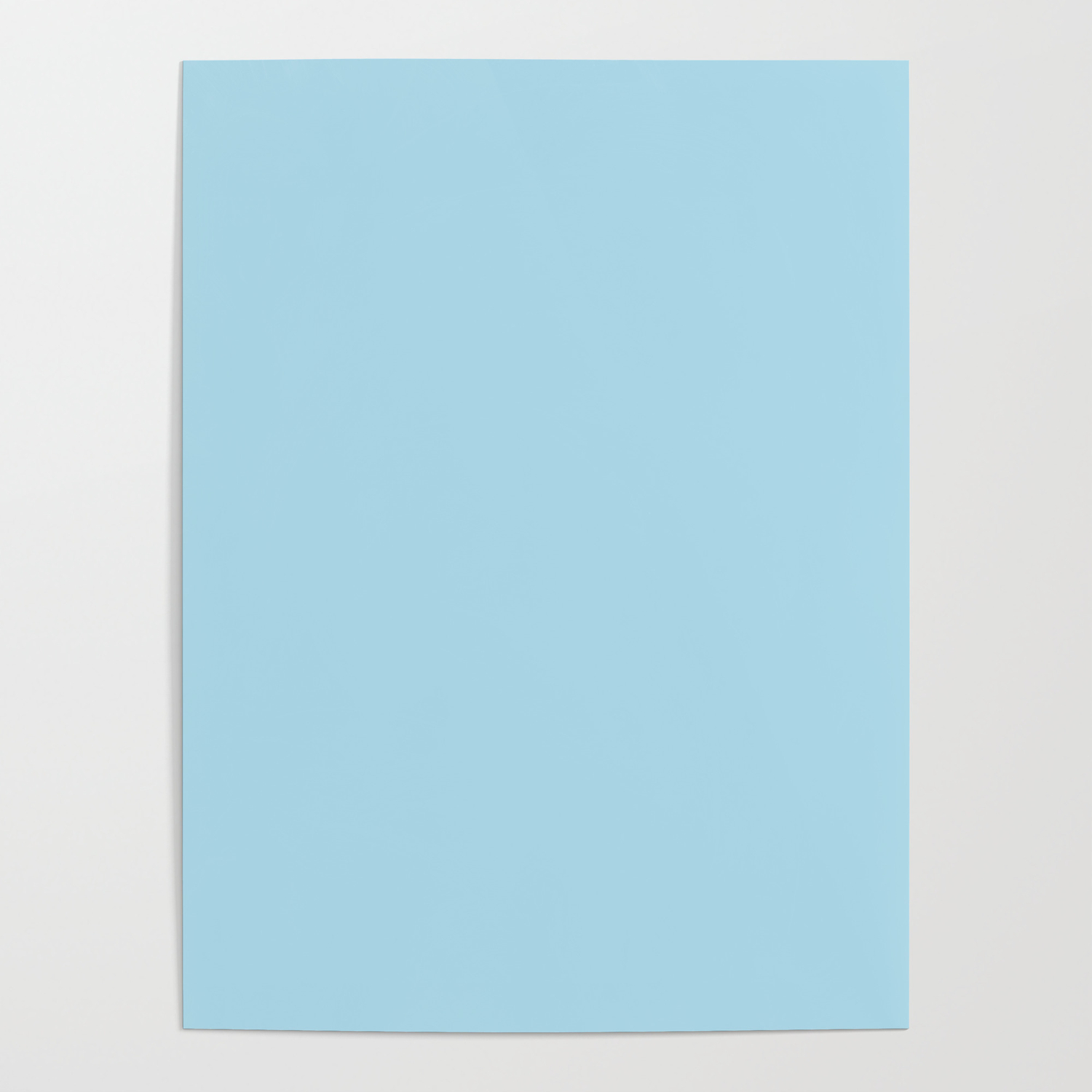 Solid Light Coral Blue Color Poster by ...