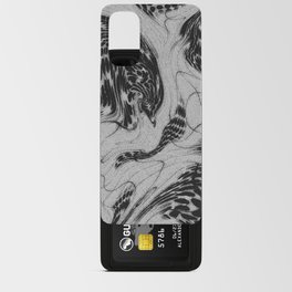 Black Wave Grunge Android Card Case