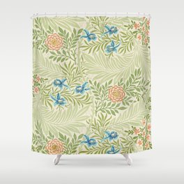 Larkspur by William Morris Shower Curtain
