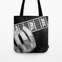 Guitar Hand Tote Bag