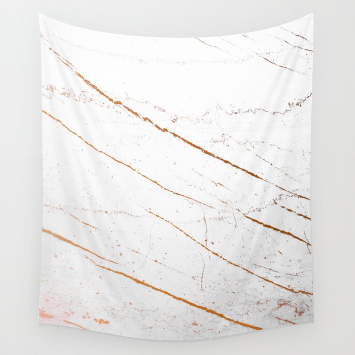 Rose Gold Marble Society6 Decor Buyart Wall Tapestry By